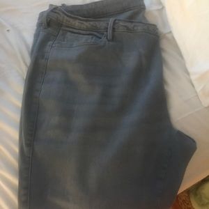 Gently worn gray a.n.a jeans